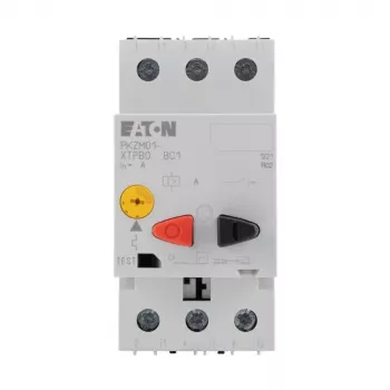 Întrerupător automat de protecție a motorului EATON PKZM01-2.5, 2,5 A, 3 poli, buton, 0,75 kW 278481