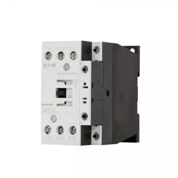 Contactor Eaton DILM17-01, 3 poli, 17 A, bobină 230 V AC, 1 contact auxiliar NC 277036