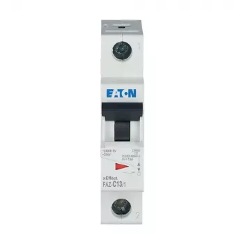 Întrerupător automat de protecție a circuitului Eaton FAZ-C13/1, 1 pol, caracteristică C, 13 A 278559