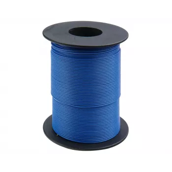 Donau Elektronik 119-12 Stranded Wire 1 x 0.14 mm² Blue 100 m