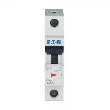 Întrerupător automat de protecție a circuitului Eaton FAZ-S2/1, 2 poli, 1 A, tip S, 10 kA 278607
