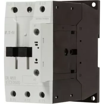 Contactor Eaton DILM50, AC, IP00, 55 x 132,1 mm, alb