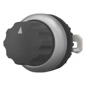 Buton rotativ negru Eaton M22-WR4, 4 poziții, cu reținere