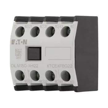 Bloc de contacte auxiliare Eaton DILM150-XHI22, 2NO+2NC, montaj frontal, borne cu șurub 277950