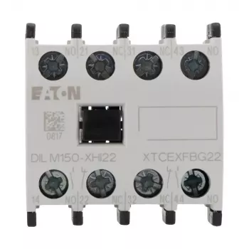 Bloc de contacte auxiliare Eaton DILM150-XHI22, 2NO+2NC, montaj frontal, borne cu șurub 277950