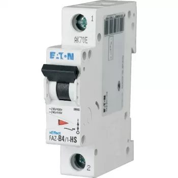 Întrerupător automat de protecție a circuitului Eaton FAZ-B4/1-HS, tip B, 4 A, 1 pol, 10 kA 279274