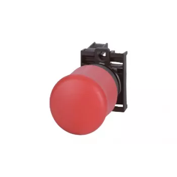 Buton de urgență Eaton M22-PV/K01, cap ciupercă roșu de 38 mm, deblocare prin tragere, 1 contact NC 216515