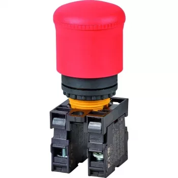 Buton Eaton M22-PV/K11, 1 NO + 1 NC, diametru 35 mm