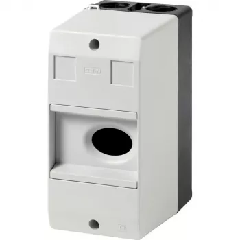 Carcasă de suprafață Eaton CI-PKZ01 cu întrerupător integrat, 158 x 80 x 116,5 mm, gri 281403