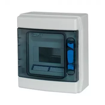Mic distribuitor de suprafață Eaton 174222 IKA-1/6-ST, 1 rând, 6 module, alb