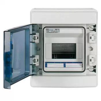 Mic distribuitor de suprafață Eaton 174222 IKA-1/6-ST, 1 rând, 6 module, alb