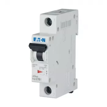 Întrerupător automat de protecție a circuitului (MCB) Eaton FAZ-C16/1, 1 pol, 16 A, caracteristică C 278561