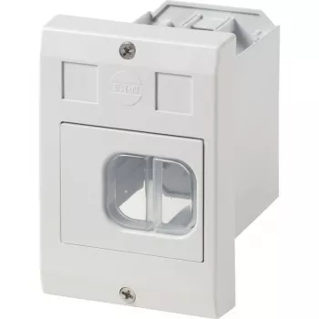 Carcasă goală Eaton E-PKZ01-G cu întrerupător rotativ și presetupe cu membrană, gri 281634