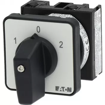 Întrerupător basculant Eaton T0-1-8210/E, 1 pol, negru metalic 012742