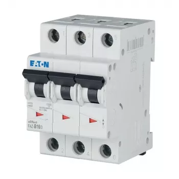 Întrerupător automat de protecție Eaton FAZ-B16/3, tip B, 3 poli, 16 A 278847