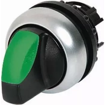 Acționare întrerupător rotativ Eaton M22-WRLK3-G, 3 poziții, cu reținere, negru, ramă titan 216847