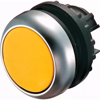 Întrerupător cu buton Eaton M22-DL-Y, negru/metalic/galben 216929