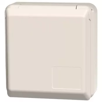 Priză Schuko de suprafață MENNEKES 4971, 16A 2P+E 230V IP44, gri