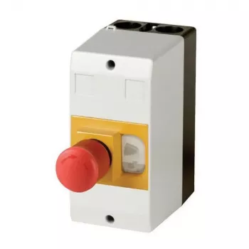 Carcasă goală de montaj pe suprafață Eaton CI-PKZ01-PVT cu întrerupător de urgență, 158 x 80 x 177 mm 281406