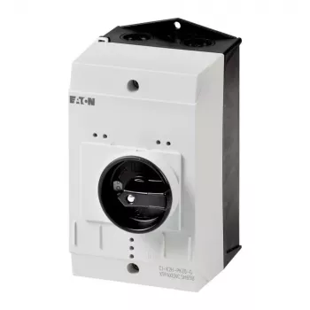 Carcasă goală Eaton CI-K2-PKZ0-G cu întrerupător rotativ, 160 x 100 x 130 mm, gri/neagră 219654