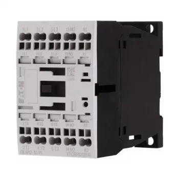 Contactor Eaton DILM12-10, 3 pini, 12 A, bobină 24 V AC 199243