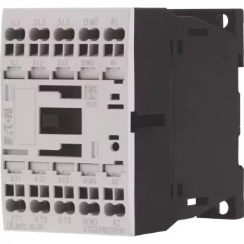 Contactor Eaton DILM12-10, 3 pini, 12 A, bobină 24 V AC 199243