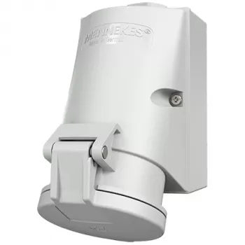 MENNEKES 32A 4-Pole 1h Wall-Mounted Socket IP44 Violet 2983A