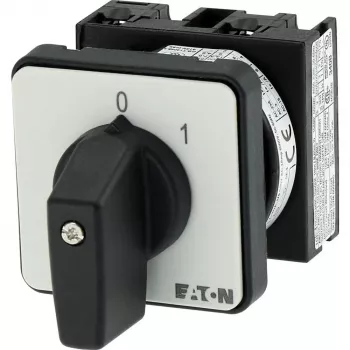 Comutator basculant Eaton T0-1-15402/E, 2 pini, IP65, negru 053092