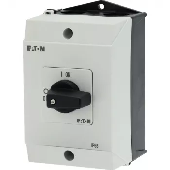 Comutator basculant Eaton T0-2-1/I1, 3 pini, negru/gri 207081