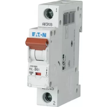 Întrerupător automat de protecție (MCB) Eaton PXL-C4/1, 1 pin, C4, 4 A, 230/400 V AC, 10 kA, șină DIN 236051