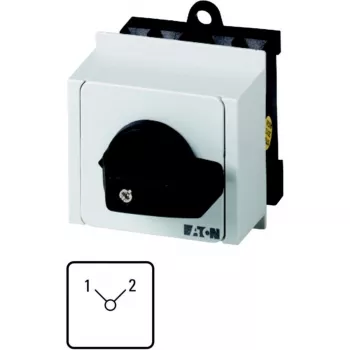 Comutator cu came Eaton T0-3-8222/IVS 3 pini, 20A, negru/alb 060205