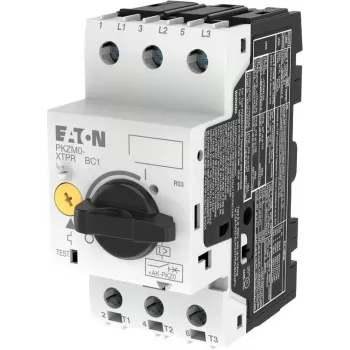EATON PKZM0-0.4 întrerupător automat de protecție a motorului, 0,4A, 3 poli, buton rotativ, 0,09kW/400V 072732