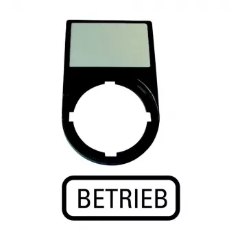 Plăcuță indicatoare EATON M22S-ST-D7 'I' negru/alb pentru seria M22 216488