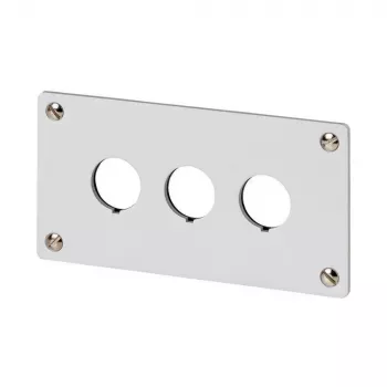 Eaton M22-E3Q carcasă de aluminiu pentru stație de comandă, gri, 3 decupaje, IP65 216544