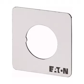 Placă frontală Eaton FS-ALU980-T0, aluminiu, 98x98 mm, 9 orificii 266905