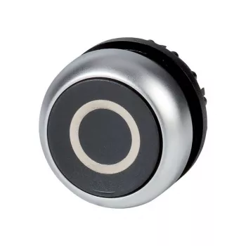 Eaton M22-D-S-X0 întrerupător cu buton, negru/metalic 216609