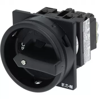 Eaton T0-1-102/EA/SVB-SW întrerupător cu came blocabil 20 A 1 pol 90° negru