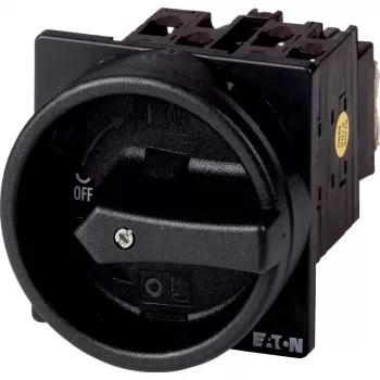 Eaton T0-1-102/EA/SVB-SW întrerupător cu came blocabil 20 A 1 pol 90° negru