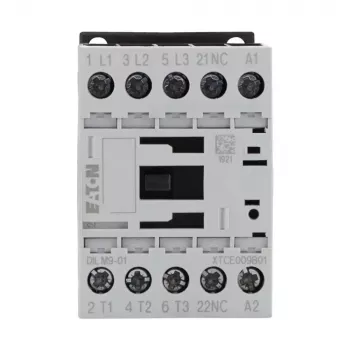 Eaton DILM9-01 contactor de putere, 3 poli, 9 A, 4 kW, bobină 230 V AC 276733