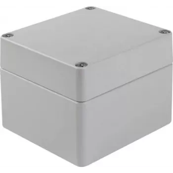 Carcasă universală Bopla A 120 122 x 120 x 90 mm, aluminiu, gri-argintiu RAL 7001 01120000.H