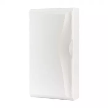 Eaton BC-A-4/52-TW-G 4-Row Surface-Mounted Small Distribution Board, 52 Module Units, Transparent Door, White 110160
