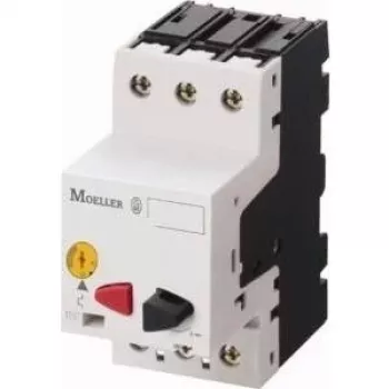 Întrerupător de protecție a motorului EATON PKZM01-6.3, 6,3 A, 3 poli, buton de presiune, 2,2 kW la 400 V 278483