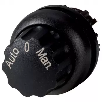 Eaton M22S-WR3-X94 Acționator comutator selector cu 3 poziții, inel frontal din plastic, negru 226839