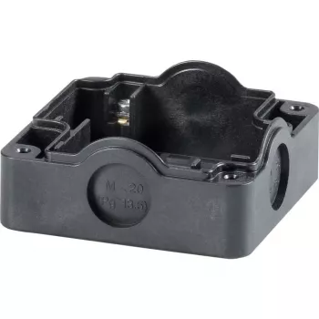Placă de bază Eaton 229753 pentru cutie de comutare, montată cu șuruburi, negru, 85 x 85 x 101 mm