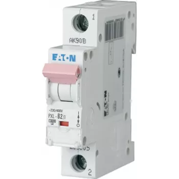 Eaton PXL-B2/1 Întrerupător automat de protecție a liniei tip B, 1 pol, 2 A, 10 kA, șină DIN 236005