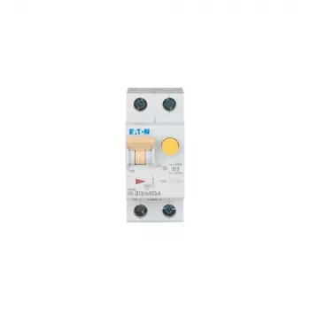Eaton PXK-B13/1N/003-A RCBO, 13 A, 30 mA, 1P+N, caracteristică B, 10 kA, 230 V AC, șină DIN, 2 module 236947