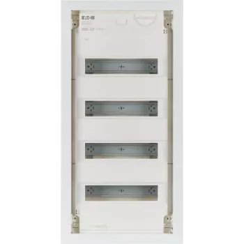 Eaton KLV-48HWP-F Tablou de distribuție îngropat, 4 rânduri, 48 module, ușă din oțel albă 178812