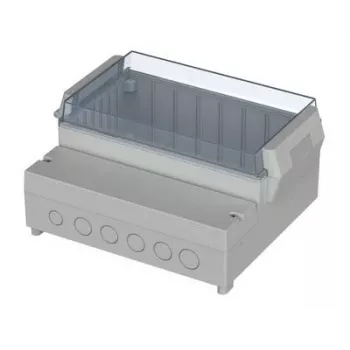 Carcasă controller Bopla RCP 2000, 213 x 185 x 104,5 mm, ABS/PC, gri deschis 41200309