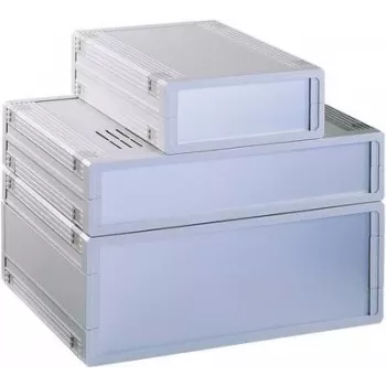 Carcasă desktop Bopla ULTRAMAS UM32009L+2X FP30009, ABS, gri deschis, 157,5 x 62,2 x 199 mm 55320000.MT6