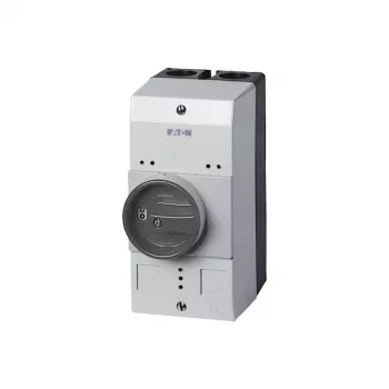 Carcasă goală Eaton CI-PKZ0-GM cu comutator rotativ, 158 x 80 x 126 mm, neagră/gri 260089